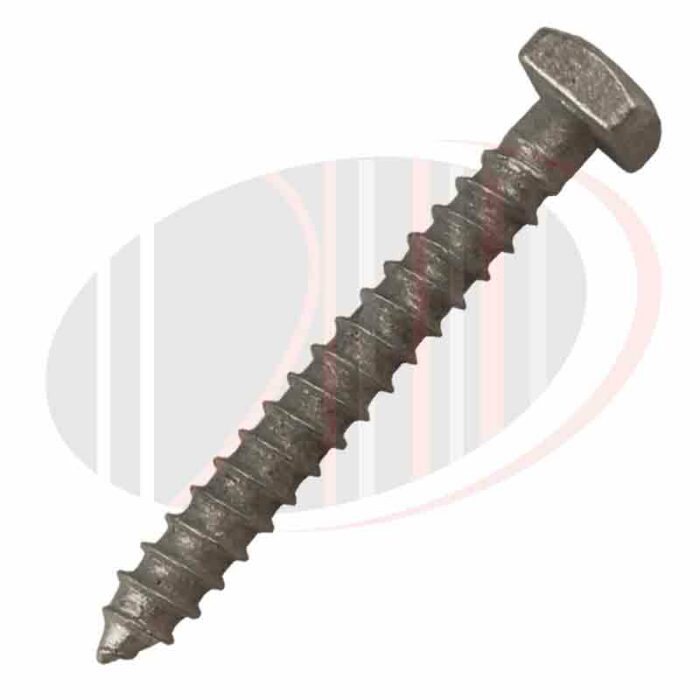 1/4" x 2-1/2" Lag Screw, Gimlet Point