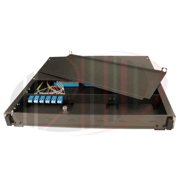 Rack Mount Patch & Splice Panel, 012 LC/UPC