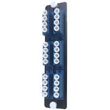 LGX Fiber Adapter Panel with 6 LC Quad Adapters/Ports, OS2 UPC, Without Shutters