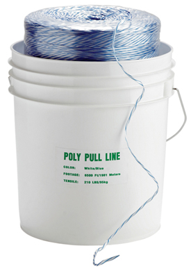 Poly line, 210# Tensile Strength, 6500' Length