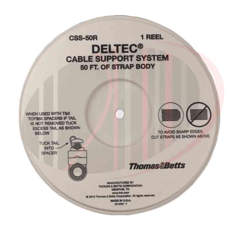 50' Reel Lashing Strap, Plastic